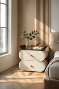 Table de Chevet Arrondie Luxe