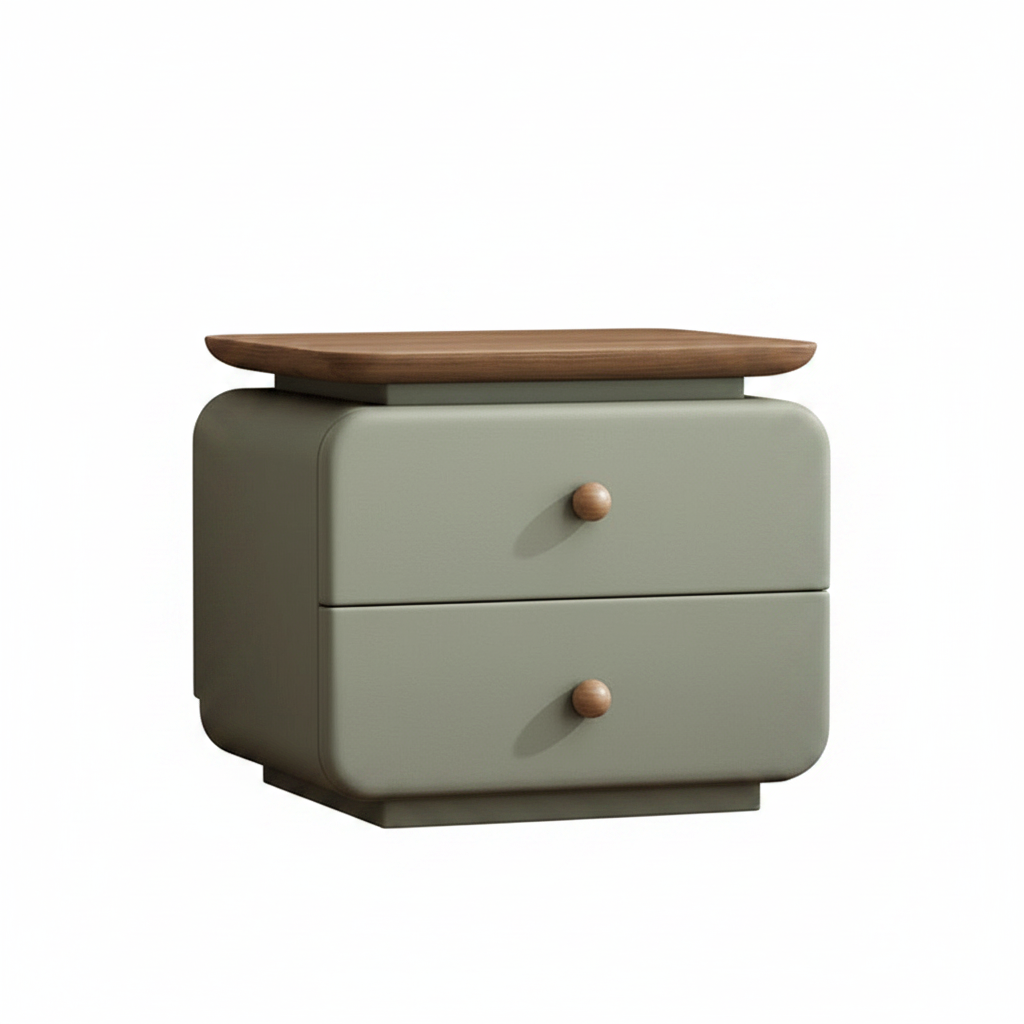 Table de Chevet - Fond blanc studio